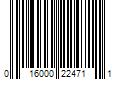 Barcode Image for UPC code 016000224711