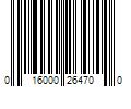 Barcode Image for UPC code 016000264700