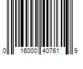 Barcode Image for UPC code 016000407619