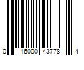 Barcode Image for UPC code 016000437784