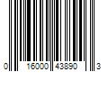 Barcode Image for UPC code 016000438903