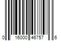 Barcode Image for UPC code 016000467576