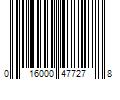 Barcode Image for UPC code 016000477278