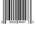 Barcode Image for UPC code 016000494473