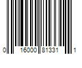 Barcode Image for UPC code 016000813311