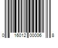 Barcode Image for UPC code 016012000068