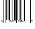 Barcode Image for UPC code 016017157477