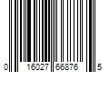 Barcode Image for UPC code 016027668765