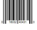 Barcode Image for UPC code 016032404310