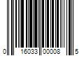 Barcode Image for UPC code 016033000085