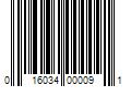 Barcode Image for UPC code 016034000091