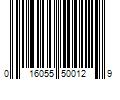 Barcode Image for UPC code 016055500129