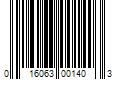 Barcode Image for UPC code 016063001403