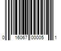 Barcode Image for UPC code 016067000051