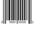 Barcode Image for UPC code 016081000082