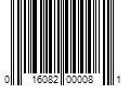 Barcode Image for UPC code 016082000081