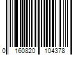 Barcode Image for UPC code 0160820104378