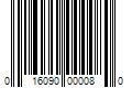 Barcode Image for UPC code 016090000080