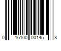 Barcode Image for UPC code 016100001458