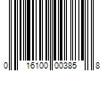 Barcode Image for UPC code 016100003858