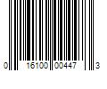 Barcode Image for UPC code 016100004473