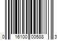 Barcode Image for UPC code 016100005883