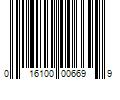 Barcode Image for UPC code 016100006699