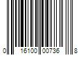 Barcode Image for UPC code 016100007368