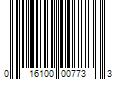 Barcode Image for UPC code 016100007733