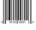 Barcode Image for UPC code 016100008013