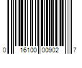 Barcode Image for UPC code 016100009027