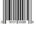 Barcode Image for UPC code 016101000856