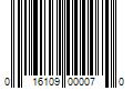 Barcode Image for UPC code 016109000070