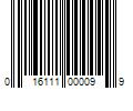 Barcode Image for UPC code 016111000099