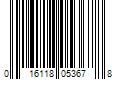 Barcode Image for UPC code 016118053678