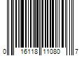 Barcode Image for UPC code 016118110807