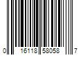 Barcode Image for UPC code 016118580587