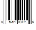 Barcode Image for UPC code 016120000028