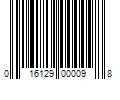 Barcode Image for UPC code 016129000098