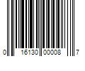 Barcode Image for UPC code 016130000087