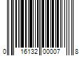 Barcode Image for UPC code 016132000078