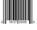 Barcode Image for UPC code 016137000059