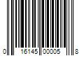 Barcode Image for UPC code 016145000058