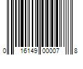 Barcode Image for UPC code 016149000078