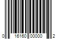 Barcode Image for UPC code 016160000002