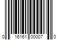 Barcode Image for UPC code 016161000070