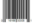 Barcode Image for UPC code 016166000051