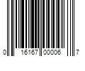 Barcode Image for UPC code 016167000067