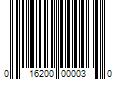 Barcode Image for UPC code 016200000030