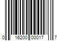 Barcode Image for UPC code 016200000177